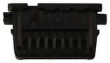 AUTOMOTIVE HOUSING, RCPT, 8POS, BLACK 1-1743282-2