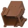 AUTOMOTIVE HOUSING, PLUG, 9POS, BROWN 1-967626-3