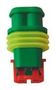 AUTOMOTIVE HOUSING, PLUG, 2POS, GREEN 282080-3