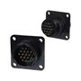 CIRCULAR CONN, RCPT, 16POS, PANEL 1-207303-3