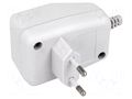 Enclosure: for power supplies; X: 48mm; Y: 71mm; Z: 48mm; grey KRADEX Z-13AJ