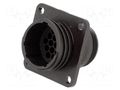 Connector: circular; socket; male; PIN: 16; w/o contacts; size 17 TE Connectivity CPC-0-0182916-1