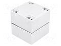Enclosure: multipurpose; X: 80mm; Y: 80mm; Z: 80mm; ABS; IP65; screwed COMBIPLAST CP-11-46