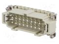 Connector: HDC; male; CNE; PIN: 16; 16A; 500V; 16+PE; size 77.27 ILME CNEM16T