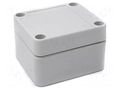 Enclosure: multipurpose; X: 60mm; Y: 65mm; Z: 40mm; BOXELEC; ABS; grey SUPERTRONIC PP74G