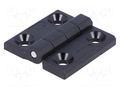 Hinge; Width: 40mm; technopolymer PA; black; H: 40mm ELESA+GANTER CFM.40SH-5