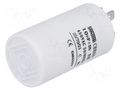 Capacitor: polypropylene; motors, run; 10uF; 450V; Ø35x60mm; ±5% SR PASSIVES CBB60A-10/450