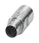 CIRCULAR CONN, RCPT, 17POS, CRIMP 1628964