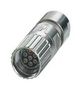 CIRCULAR CONN, PLUG, 6+PE, CRIMP 1629029