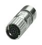 CIRCULAR CONN, PLUG, 17POS, CRIMP 1629050