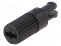 Knob; shaft knob; black; h: 11.7mm; for mounting potentiometers ACP CA14W12B
