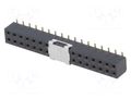 Connector: pin strips; socket; female; PIN: 34; SMT; vertical; 2mm HSM C6802-34BDGHYPR
