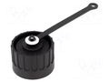 Protection cover; IP65,IP67; Application: male connectors AMPHENOL C16-1-6482-000