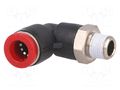 Push-in fitting; angled; PBT; Thread: BSP 1/8" NORGREN HERION C01470818