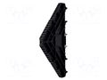Marker holder; black; TS35 x 7.5 WEIDMÜLLER BZTPRV16SW35X7.5