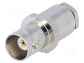 Connector: BNC; plug; female; straight; 75Ω; soldering; RG59 YIZN Jiangsu Tengyu Electronics co. BNC-134