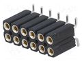 Connector: pin strips; socket; female; PIN: 12; BL 16 SMD; 3A; 150V FISCHER ELEKTRONIK BL16SMD06712