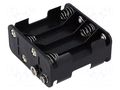 Holder; AA,R6; Batt.no: 8; 6F22 type; black COMF BH-383B