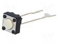 Microswitch TACT; SPST-NO; Pos: 2; 0.05A/24VDC; THT; none; 0.98N OMRON Electronic Components B3F-6000