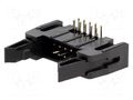 Connector: IDC; socket; male; PIN: 10; angled 90°; THT; 2.54mm; 2x5 CONNFLY AWP-10K