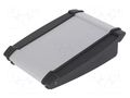 Enclosure: desktop; Alu-Topline; X: 100mm; Y: 181mm; Z: 53mm; natural BOPLA ATPH-1850-100-MT