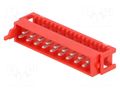Connector: Micro-MaTch; plug; male; PIN: 18; IDC; for ribbon cable TE Connectivity AMP-8-215083-8