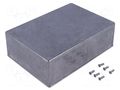 Enclosure: multipurpose; X: 121mm; Y: 171mm; Z: 55mm; aluminium; IP66 GAINTA ALU-BS27