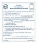 LABEL, 95.25MM X 82.55MM, BLUE/WHITE 06736