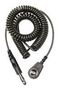 GROUND CORD, 1MOHM, BLK, 1M, SOCKET/PLUG 230115