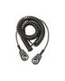 GROUND CORD, BLACK, 2M, SOCKET 230240