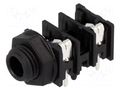 Connector: Jack 6,3mm; socket; female; mono,with double switch AMPHENOL ACJM-PHOP