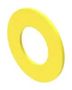 LEGEND PLATE, YELLOW, PLASTIC, 75MM DIA 45-50K.1408