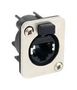 RJ45 CONNECTOR, R/A JACK, 1PORT, PANEL RJXS8FD3HB