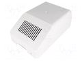 Enclosure: for power supplies; Y: 187mm; X: 110mm; Z: 70mm; ABS; grey MASZCZYK ABS-68