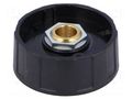 Knob; without pointer; ABS; Øshaft: 8mm; Ø40x15.5mm; black; A2540 OKW A2540080