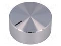 Knob; with pointer; aluminium,plastic; Øshaft: 6mm; Ø37.8x15.9mm OKW A1438461