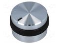 Knob; with pointer; aluminium,plastic; Øshaft: 6mm; Ø22.1x14.3mm OKW A1421469