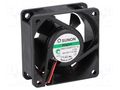 Fan: DC; axial; 12VDC; 60x60x25mm; 61.2m3/h; 43dBA; Vapo; Len: 300mm SUNON PMD1206PTV1A