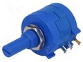 Potentiometer: shaft; multiturn; 10kΩ; 2W; ±5%; 6.35mm; linear SR PASSIVES POT2218P-10K
