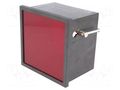 Enclosure: panel; X: 96mm; Y: 96mm; Z: 70mm; ABS; black; DINS SUPERTRONIC PP15N