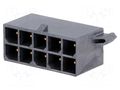 Connector: wire-board; socket; male; PIN: 10; Mega-Fit; straight MOLEX MX-172065-0010