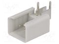 Connector: IDC; socket; male; PIN: 2; angled 90°; THT; 2.54mm; 1x2 TOMIC P2102