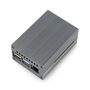 Aluminum case for Raspberry Pi 4B with fan - grey DNG-17236