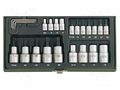 Wrench-set; Torx®; Chrom-vanadium steel; Mounting: 1/2",1/4" PROXXON PRN23102