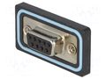 Connector: D-Sub; PIN: 9; socket; female; straight; soldering; IP67 AMPHENOL COMMUNICATIONS SOLUTIONS L17ED09S00