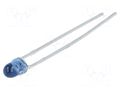 IR transmitter; 3mm; 940nm; blue,transparent; 3.6mW; 30°; THT KINGBRIGHT ELECTRONIC L-934F3BT