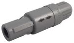 PLUG, 3MM, GREY, 4WAY PAG.M0.4GL.AC39G