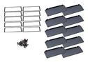 END PANEL, ENCLOSURE, BLACK, ALUM 1457UWPF-10