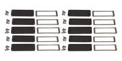 END PANEL KIT, ENCLOSURE, ALUM, BLK 1457LEP-10