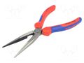 Pliers; ergonomic two-component handles,polished head; 200mm KNIPEX KNP.2612200